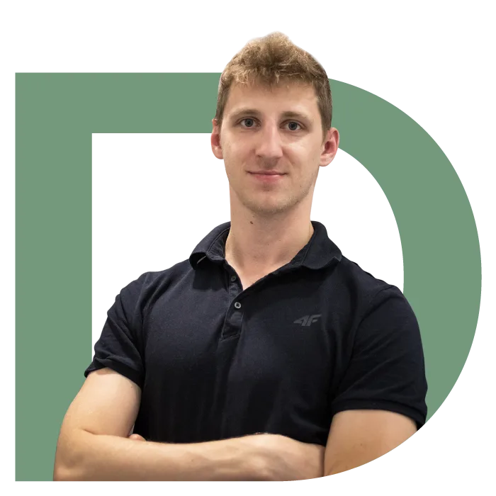 mgr Dawid Przepióra – fizjoterapeuta, właściciel DP Fizjo